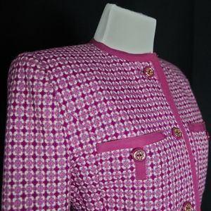 SOLD.Vintage Victor Costa fitted Tweed blazer